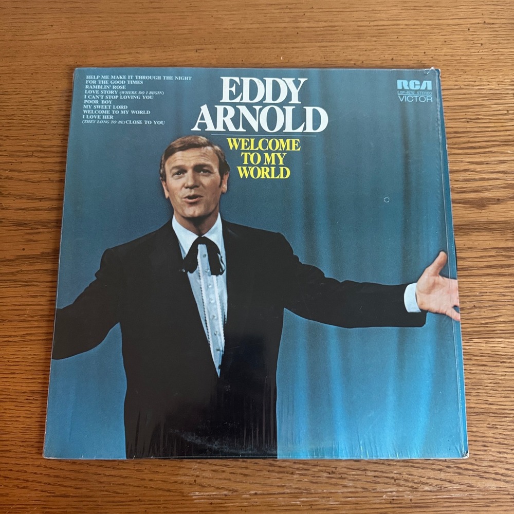 Eddy Arnold Welcome to My World Vinyl‎ Record Album RCA Victor LP